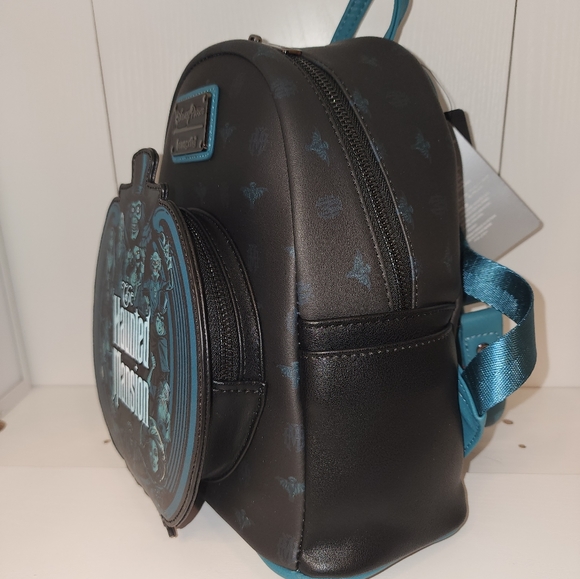 Loungefly The Haunted Mansion Glow-in-the-Dark Backpack New With Tags - Picture 4 of 8